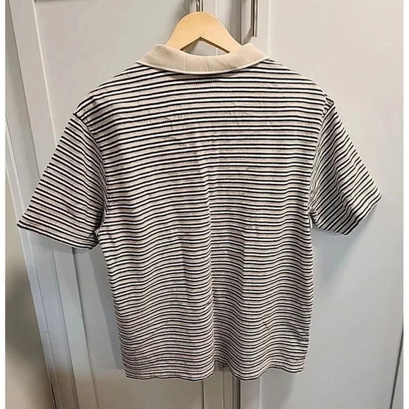 Vtg Walt Disney World Women's Polo Striped Golf Grumpy Seven Dwarfs Sz S Cotton - Picture 3 of 9